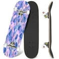 thumbnail image 1 of 31'' Complete Skateboard 7 Layer Canadian Maple Double Kick Deck Skateboards network covered an abstract texture Fashionable camouflage Skate Board for Beginner Adult Gifts, 1 of 5