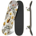 thumbnail image 1 of 31'' Complete Skateboard 7 Layer Canadian Maple Double Kick Deck Skateboards summer watercolor vintage floral blooming Skate Board for Beginner Adult Gifts, 1 of 5