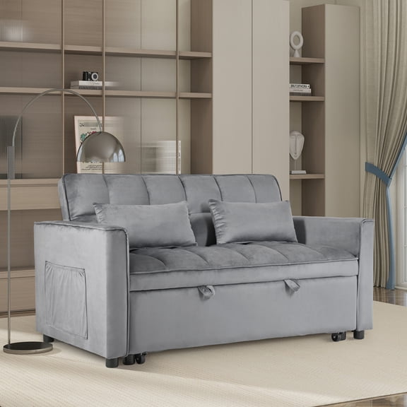 31 Convertible Bed Chair - And Comfortable ( Gray Adjustable Sleeper Couch Metal Frame