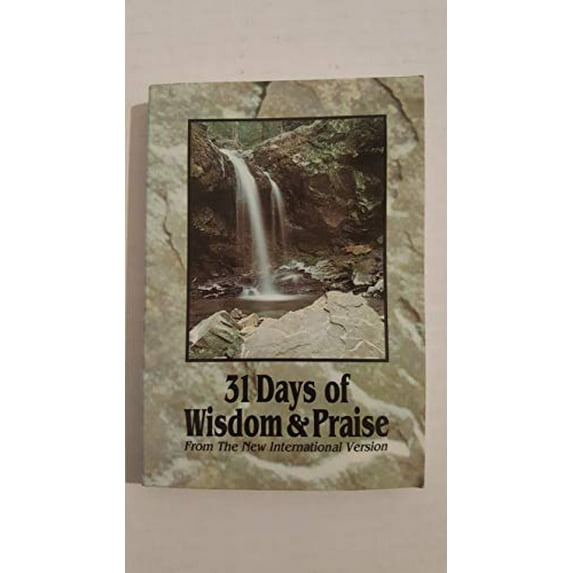Pre-Owned 31 Days of Wisdom & Praise-NIV (Paperback)