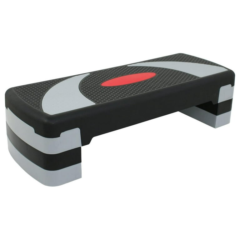 31 Exercise Step Platform For Home Gym Adjustable Aerobic Step Platform Workout Stepper Box 4 Risers 3 Levels 4 6 8 Height Step Up Box for Exercise Stable Step Bench Stair Stepper Platform Walmart.c...