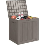 31 Gal Outdoor Storage Deck Box Waterproof and UV Resistant Resin Deck Box for Patio Pillows, Children Toys,Sports Equipment, Garden Tools and Pool Supplies(30 Gal)