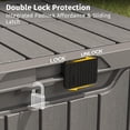thumbnail image 1 of 31 Gallon Waterproof Resin Storage Box with Latch for Deck,  & Indoor Use -  Resistant, 1 of 6