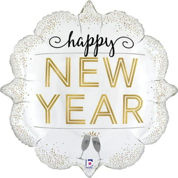 31" HAPPY NEW YEAR Champagne Balloon  Large Shape Foil Mylar Balloon  Party Supplies Decorations Foil Mylar Balloon