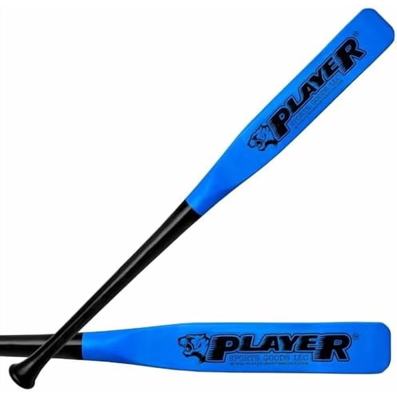 31" High-Grade Pro Maple Flat Half Paddle Training Baseball & Softball Bat in 31"/20 oz/Flat Barrel:2.50" for Professional Players in Sky Blue & Black byLLC$$Sport & Recreation Other