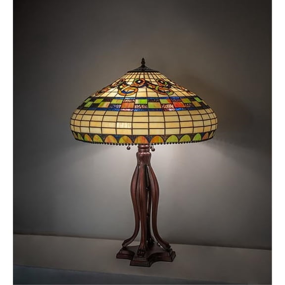 31" High Tiffany Edwardian Table Lamp