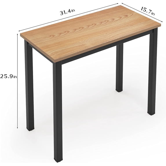 31 Inch Compact Computer Desk for Small Spaces