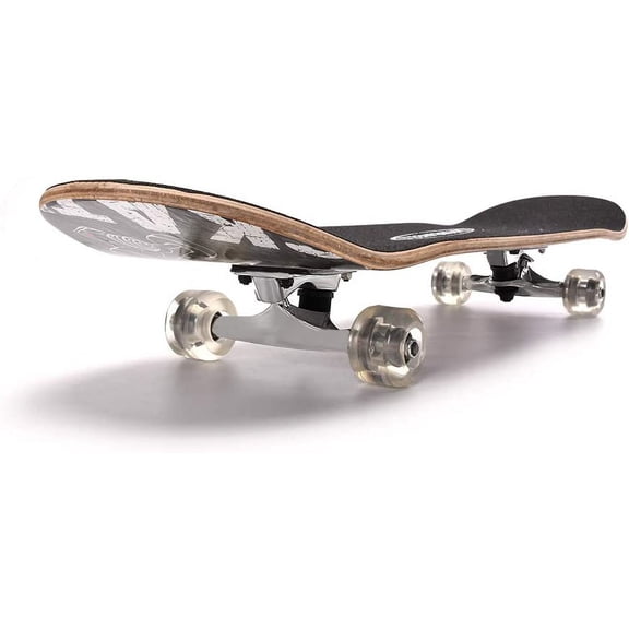 31 Inch Double Kick Skateboard Cruiser Longboard for Kids Beginners with Maple Deck