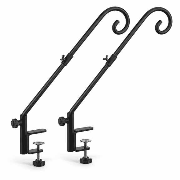 31 Inch Inward Sprial Heavy Duty Garden Deck Hook For Railing Hanging