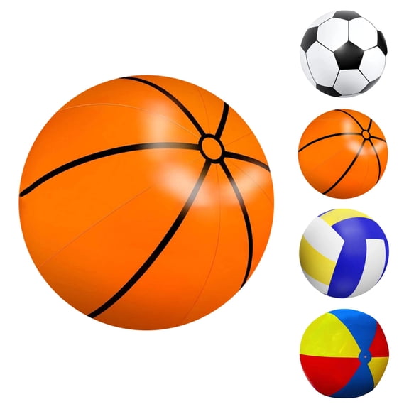 31 Inch Rainbow Inflatable Giant Beach Ball,Style C
