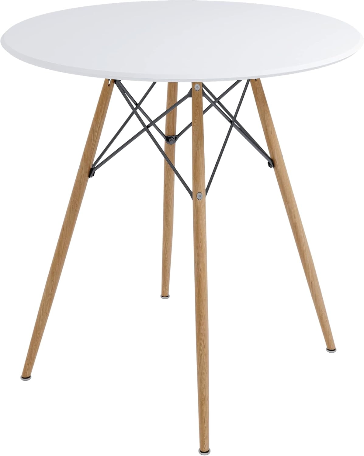 31 Inch Round Dining Table – Small Mid-Century Modern Kitchen Dining ...