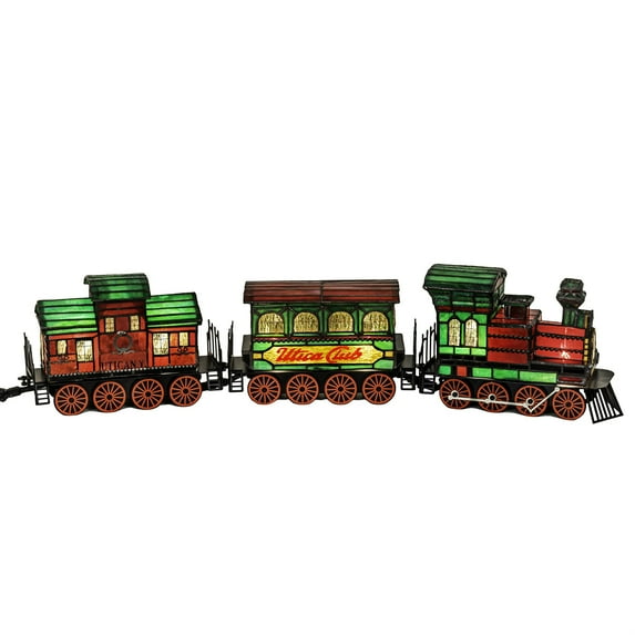 31" Long Train Lighted Sculpture