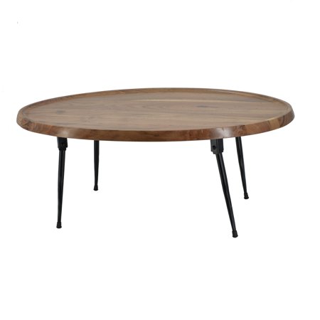 31" Natural Oval Coffee Table