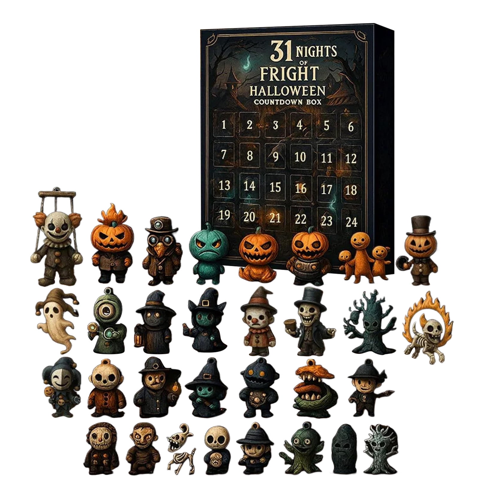 31 Nights Of Fright Halloween Countdown - Adventskalender Mit Horror-Figuren 2025