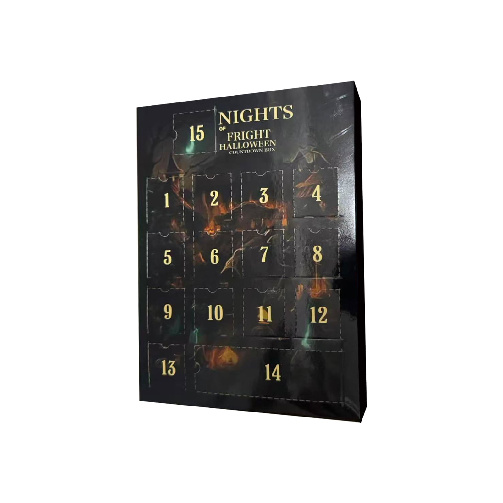 31 Nights Of Fright Halloween Countdown Box 2025 - Advent Calendar With Horror Figurines & Spooky Decor
