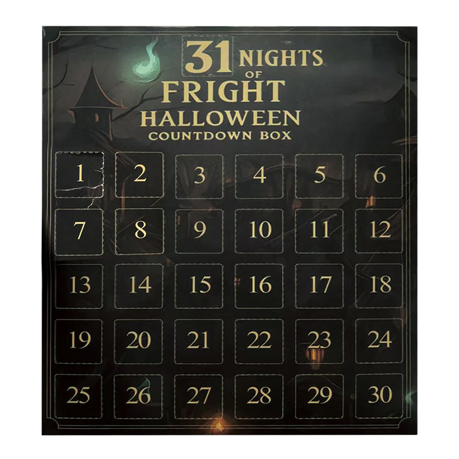 31 Nights of Fright 2025 Halloween Gift Box Advent Calendar with ...
