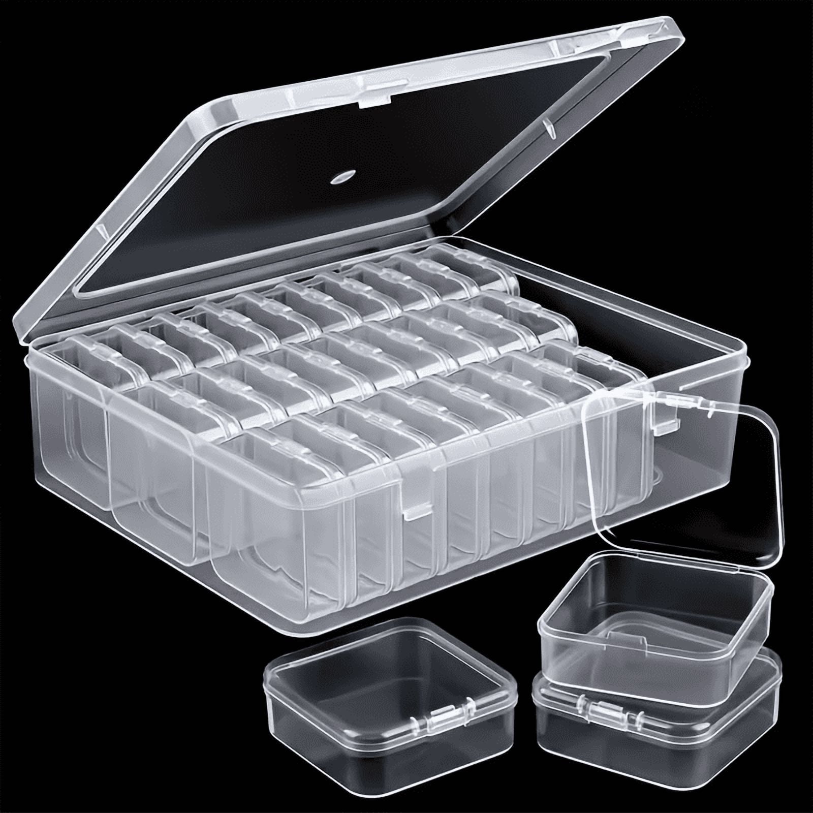 Poly Boxes 31 Pack Plastic Storage Box Set, Includes 30 Small Boxes and 1 Large ...