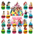 thumbnail image 1 of 31 Pcs Princess Cake Topper Party Cake Decorations for Girls Birthday Party and Baby Shower, 1 of 3