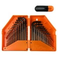 thumbnail image 1 of 31-Piece Hex Key Wrench Set, Metric and SAE Allen Wrenches (0.028-3/8 inch, 0.7-10 mm) L Shape Allen Keys, Chrome Vanadium Steel, 1 of 7