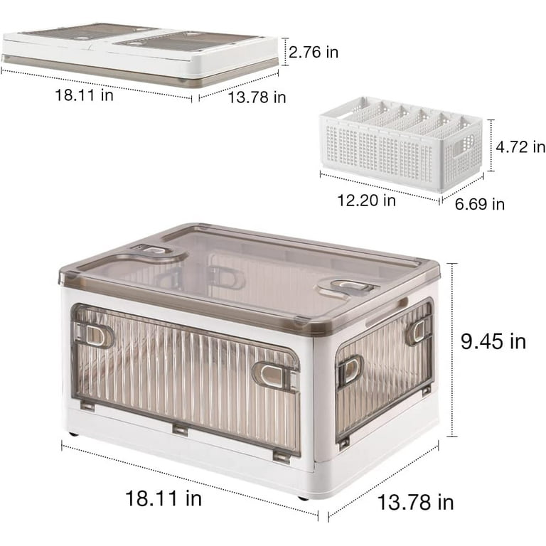 31 Qt Plastic Storage Bins With Mini Storage Box(2 Pcs), Storage