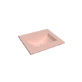 thumbnail image 1 of 31" Solid Surface Polyurethane Resin Streamline Vanity Top with Sink-Durable, Consistent Pink Color, Easy-to-Clean, Built-in Overflow, Single-Hole Faucet Mount, 1 of 6