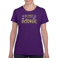 thumbnail image 1 of 31 St October Happy Halloween T-Shirt Women -Image by Shutterstock, Female Small, 1 of 4