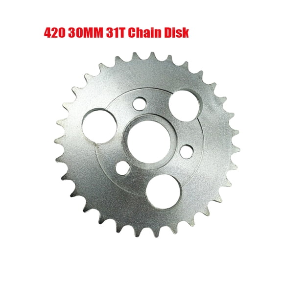 31 Tooth Rear Chain Sprocket ID 30mm For 420 Chain 50CC 70CC 90CC 110CC 125CC Monkey Bike.
