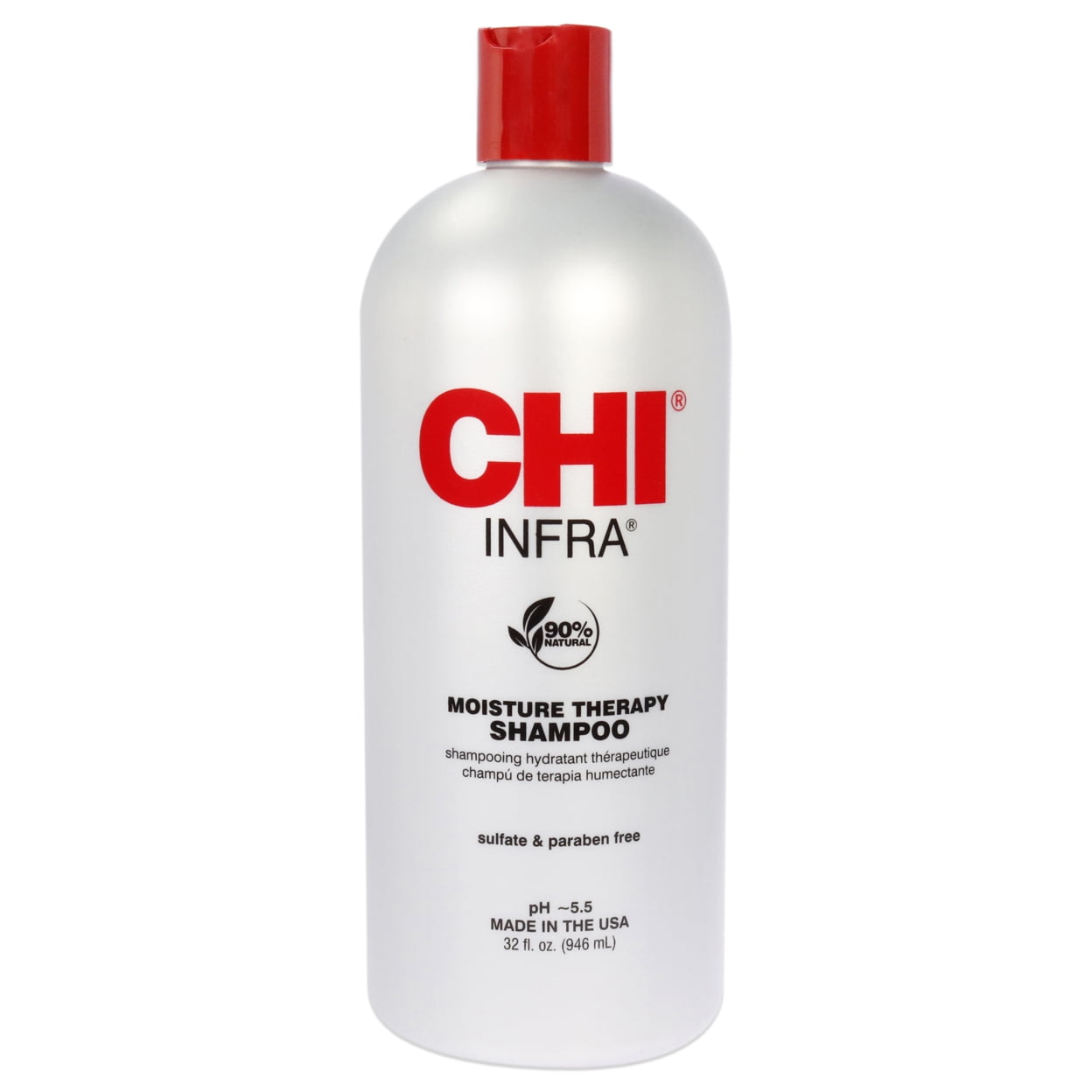31 Value) CHI Moisture Infra Shampoo, Paraben-Free Sulfate-Free, 32 fl -