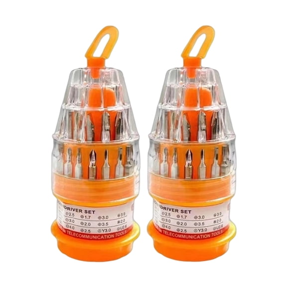 31 in 1 Accuracy Screwdriver Tool Set Not Slip Permanent Steel Building Global Repair Accessories