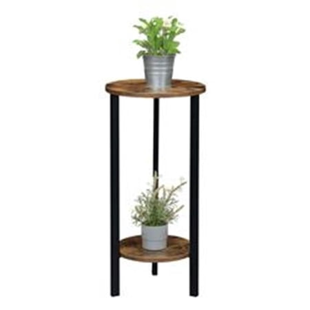 31 in. Graystone 2 Tier Plant Stand