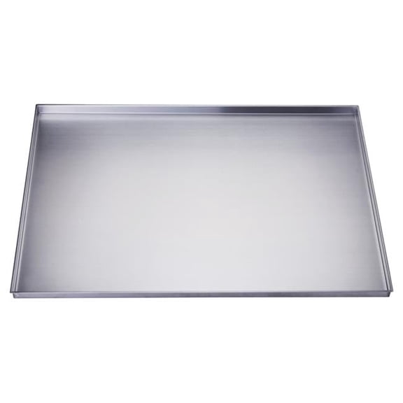 31 in. W Stainless Steel Under Sink Tray 33 in. Cabinet