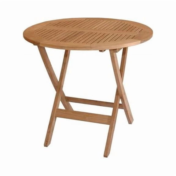 31 in. Windsor Round Picnic Folding Table