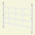 thumbnail image 1 of 31 in. x 54 in. x 21-1/2 in. Fixed Window Guard, Steel 4-Bar White, Non-Egress, 1 of 1