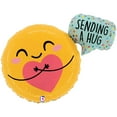 thumbnail image 1 of 31 inch Smiley Hug Foil Mylar Balloon - Party Supplies Decorations, 1 of 2