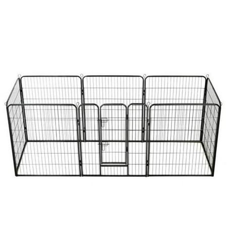 31 x 39 in. Dog Pet Playpen, Black