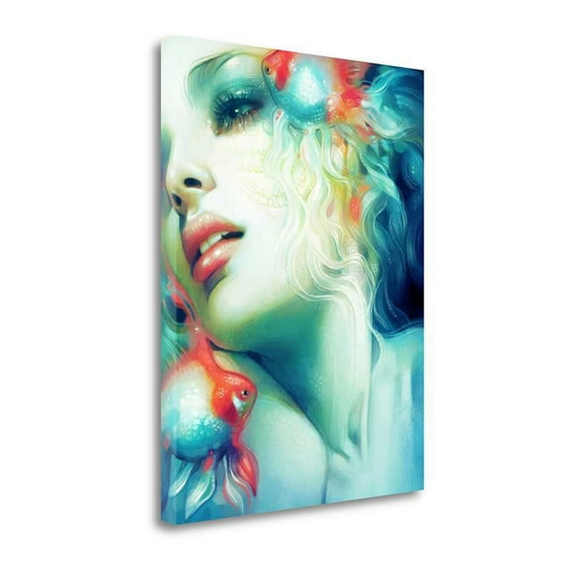 31" x 40" Scale By Anna Dittman - Wall Art Print on Canvas Fabric Multi-Color