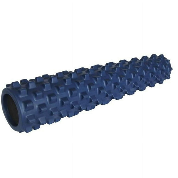 31 x 6 in. RumbleRoller Medium-Firm Foam Massage Roller, Blue