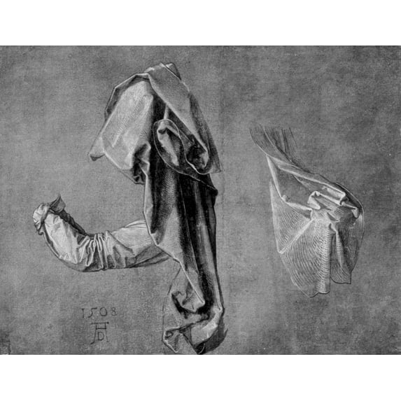 31"x24" Fine Art Quality Poster: Albrecht Durer Figure Drawings