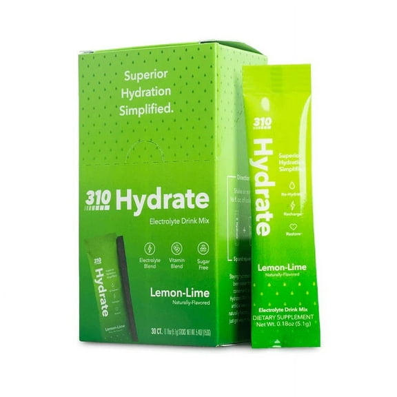 310 HYDRATE LEMON LIME 30 SERVE By 310 Nutrition