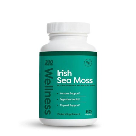 310 Irish Sea Moss With Bladderwrack and Burdock Root Powder by 310 Nutrition