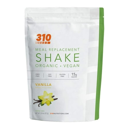 310 Nutrition Vegan Organic Vanilla Meal Replacement Shake - 28 Servings