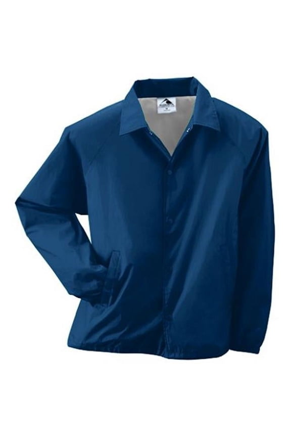 3100A Adult Nylon Coachs Jacket, Navy - Xl