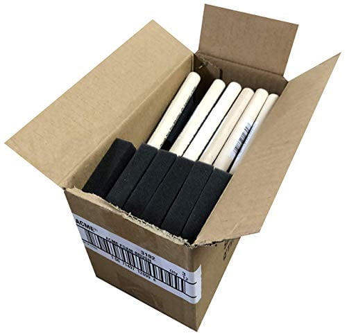 3102-3 inch Acme Foam Brush - Pack of 12