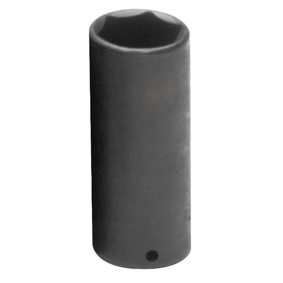 31075 0.25 in. Drive 6Pt.Deep Metric Impact Socket, 1 5 mm.
