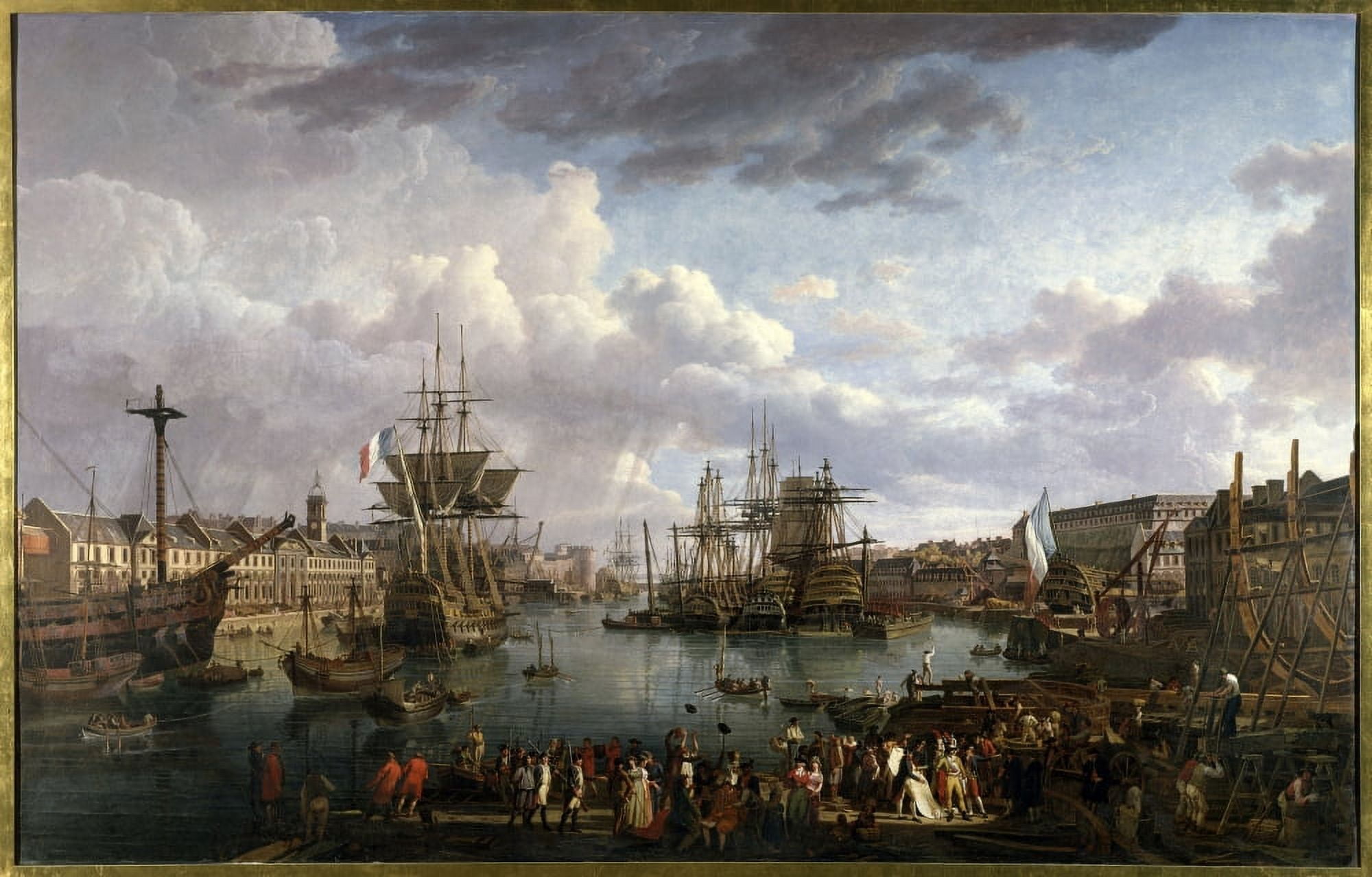 3109 Jean Francois Hue (1751-1823) French School Canvas Art - (24 x 18)