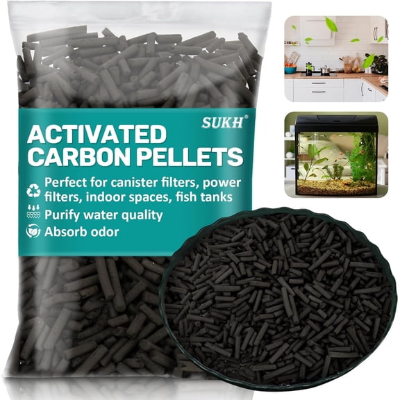 310g Activated Carbon Pellets - Activated Charcoal Bulk Activated Carbon Aquarium Charcoal Pellets Activated Charcoal Filter Carbon Aquarium Filter for Waterbox Aquariums Pond Fish Tank