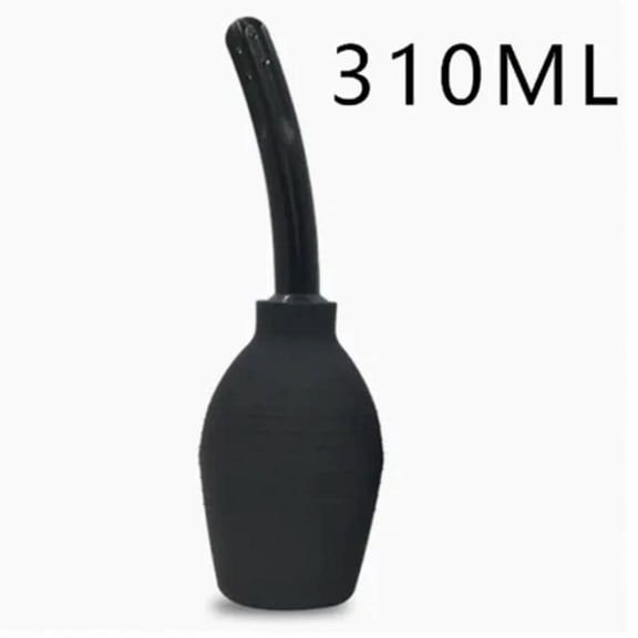 310ML Enema Bulb Kit BPA Free Silicone Anal Douche Vaginal Douche for Colon Cleansing, Leak-Proof Enema Bag Kit Accessory with 4.8 Inch Nozzle for Men Women Home Use