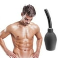 thumbnail image 1 of 310ml Personal Anal Douche Enema Bulb Vaginal Douche Enema Cleaner for Men and Women, Black, 1 of 8