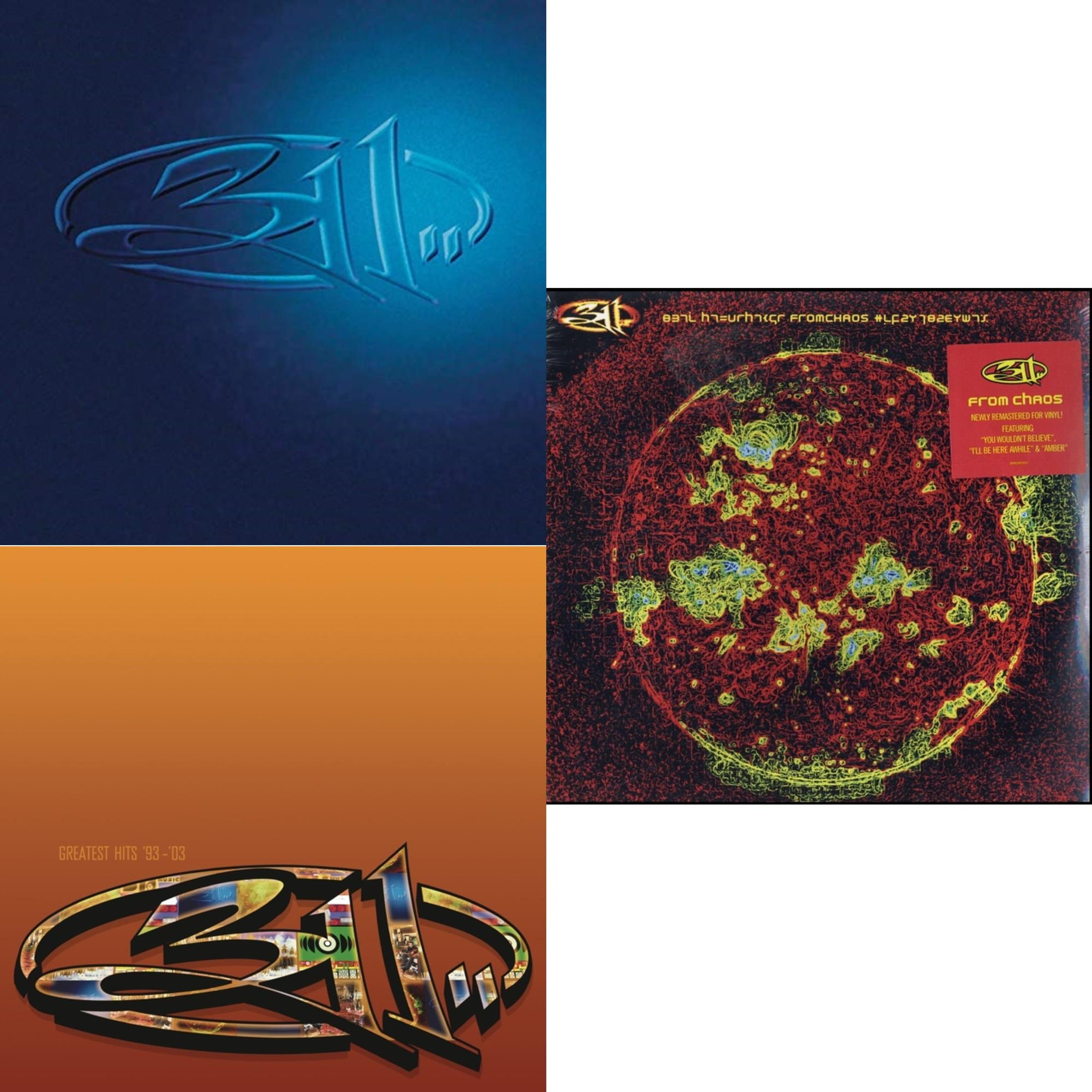 311 (2LP/180G/Gatefold) & Greatest Hits 93-03 (2LP/150G/Dl Card
