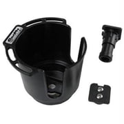 311 Drink Holder with Bulkhead/Gunnel Mount and Rod Holder Post Mount - Black